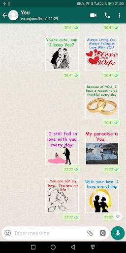 Love Stickers Whatsapp - Wife Husband Stickers screenshot 2