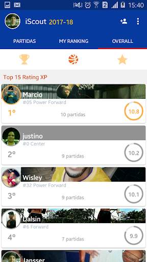 iScout Basquetebol screenshot 3