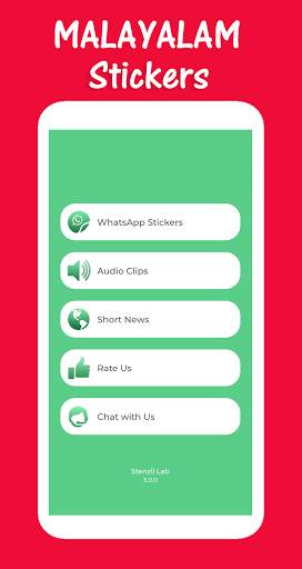 Malayalam Stickers and Voice Clips screenshot 1