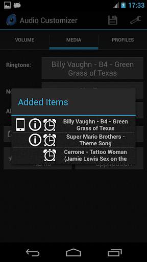 Audio Customizer - Volume and Ringtones manager screenshot 8