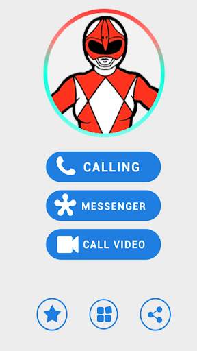 Power's Hero Rangers Video Call & Chat Simulator screenshot 1