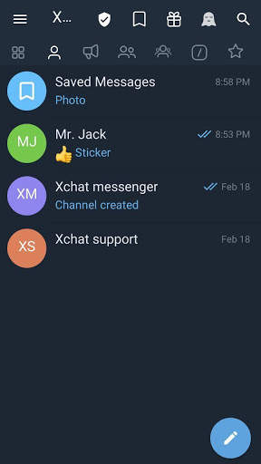 X chat messenger | Unofficial Telegram | Xchat screenshot 4