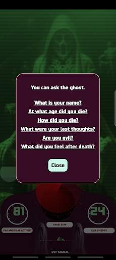 Ghost detector Radar camera screenshot 4