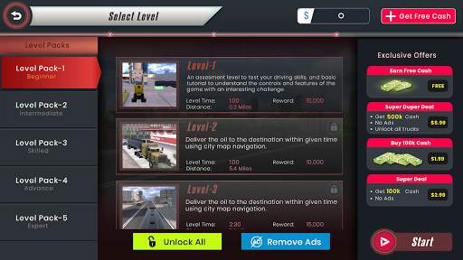Oil Tanker Transporter Truck Driving Simulator screenshot 3