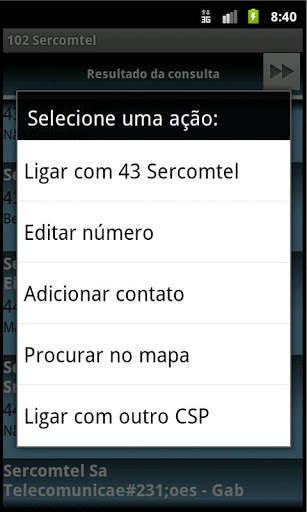102 Mobile Sercomtel screenshot 5