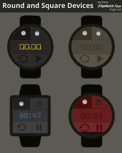 myTime StopWatch Face Digital screenshot 5