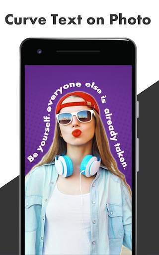 Curve Text - Swipe to Type скриншот 1