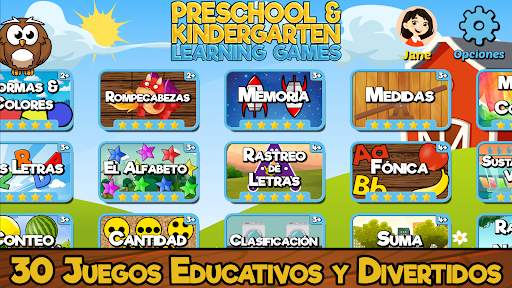 Juegos Preescolares y Kínder screenshot 1