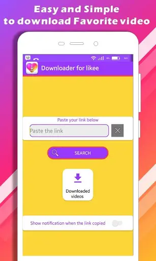 Video downloader for likee screenshot 2