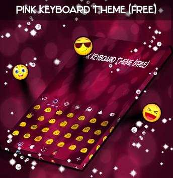 Pink Keyboard Theme (Free) screenshot 1