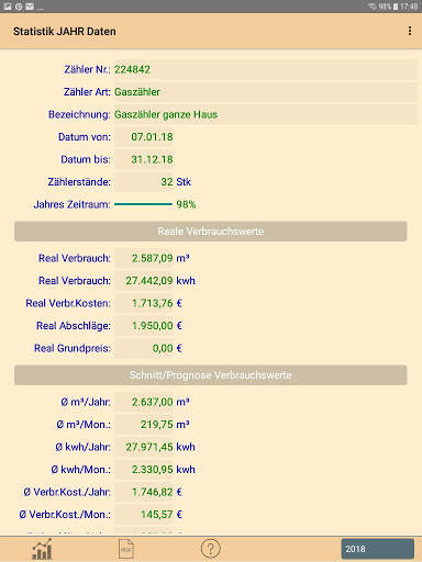 HB-Verbrauchszähler Lite screenshot 12