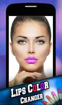 Lips Color Changer 5 تصوير الشاشة