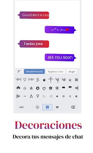 Fonts Aa - Teclado de fuente screenshot 5