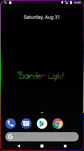 Edge Light - Neon light live Wallpaper screenshot 1