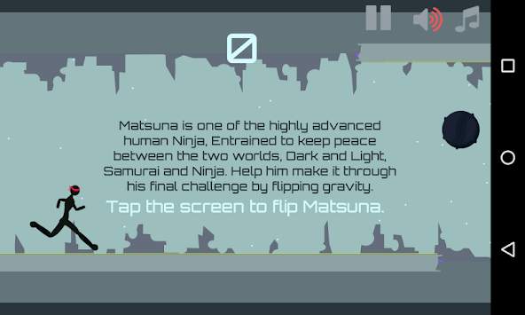 dark ninja Flip screenshot 2
