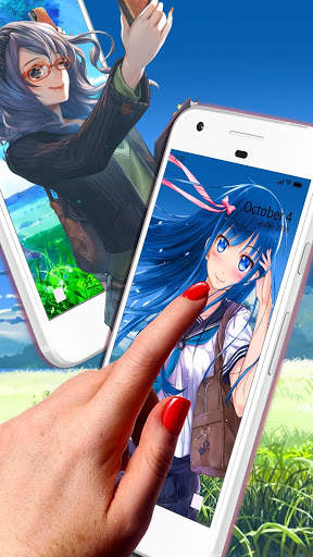 Lovely Anime Girl APUS Live Wallpaper screenshot 2