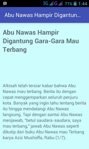 Kisah Lucu Humor Abu Nawas screenshot 4