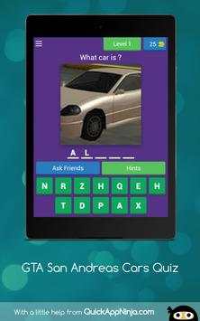 GTA San Andreas Cars Quiz screenshot 8