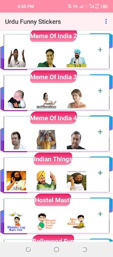 UrduHindi Sticker for WhatsApp screenshot 5