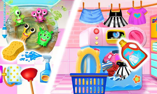 Baby Doli Fantastic Home - Clean up & Deco screenshot 4