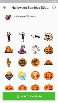 Halloween Emoji Sticker - Zombie Sticker screenshot 4