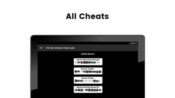 Cheat Guide GTA San Andreas screenshot 4