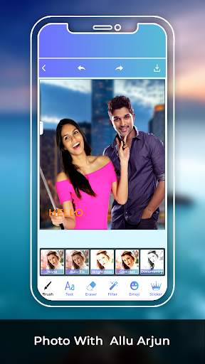 Photo With Allu Arjun screenshot 3