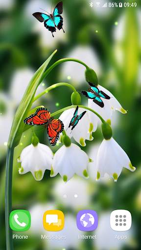 Flowers 3D Parallax Background screenshot 2