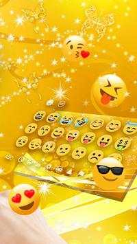 Golden Butterfly Keyboard Theme screenshot 3