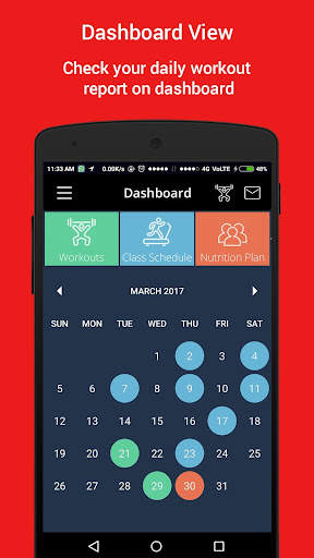 Gym Master Android Application screenshot 3