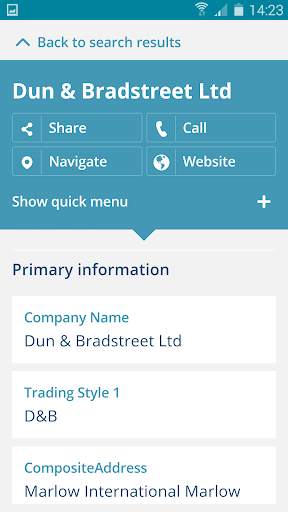 D&B Smart Mobile screenshot 4
