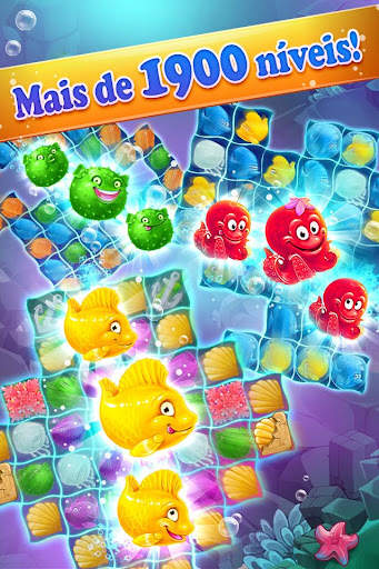 Mermaid-puzzle match-3 tesouro screenshot 2