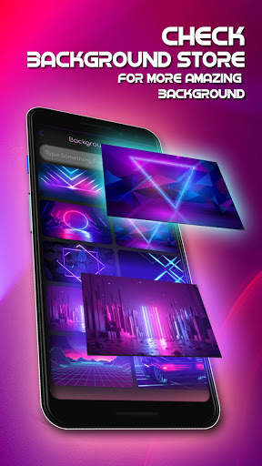 Neon Keyboard Theme - LED Light Background screenshot 5