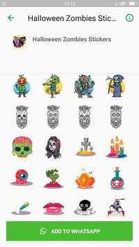 Halloween Emoji Sticker - Zombie Sticker screenshot 2