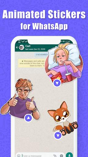 Anim live sticker-WAStickerApp screenshot 3