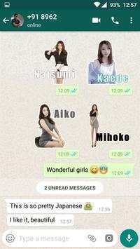 Beautiful Sexy Girls Stickers For WhatsApp screenshot 4