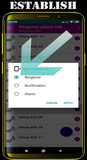 Ringtones Galaxy A50 2 تصوير الشاشة