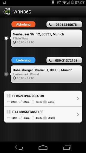 Courier App screenshot 5