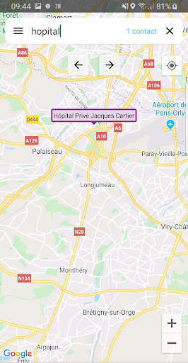 Contact on Map screenshot 6
