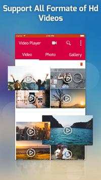 XX video player: HD Video Player: MP3 Player 1 تصوير الشاشة