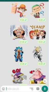 Anime Sticker for Whatsapp - WHATSTICKER APPS screenshot 4