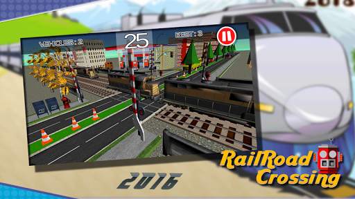 RailRoad Crossing 3D 🚅 Train Simulator Game screenshot 6