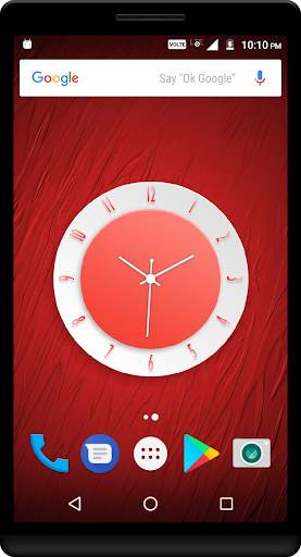 Red Clock Live Wallpaper screenshot 4