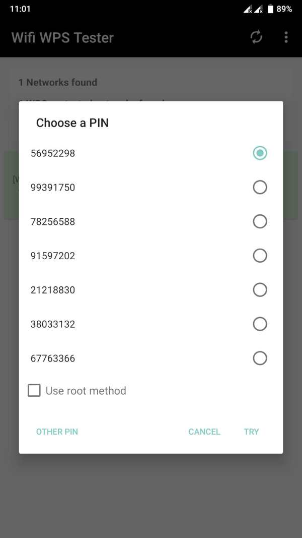 WPS WPA WIFI PIN TESTER screenshot 4