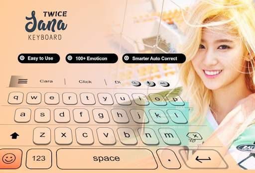 TWice Sana Theme Keyboard screenshot 1