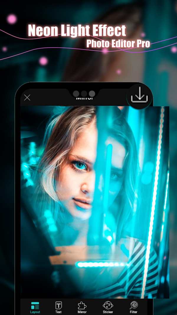 Neon Light Effect Photo Editor Pro screenshot 2
