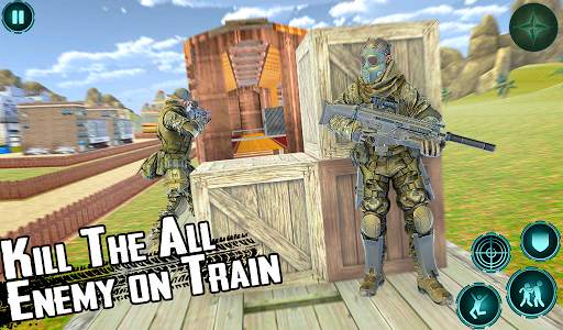 Military Train Shooting Game: Euro Train Simulator 7 تصوير الشاشة