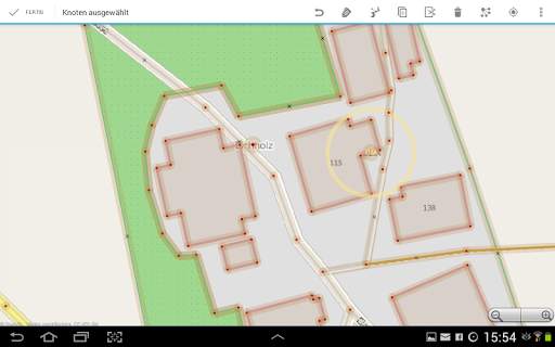 Vespucci - edytor OSM screenshot 9