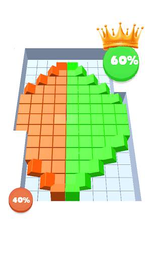Color Blocks vs Blocks 3D - Blocks battle screenshot 1
