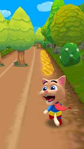 Cat Hero Run - Cat Runner Game screenshot 1